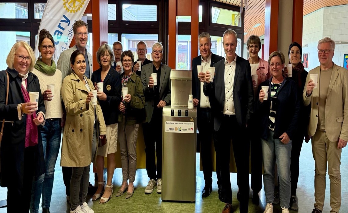 Ein Wasserspender für die PZS