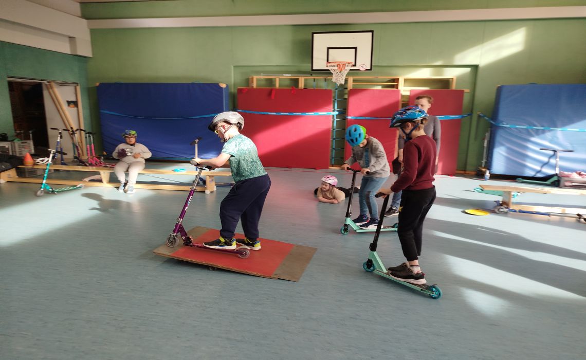 Roller-KIDS-Mobil an der PZS